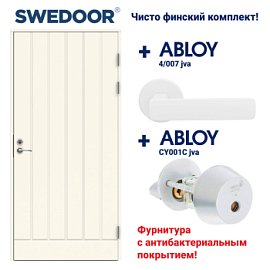 Только 5 комплектов настоящих финских дверей с фурнитурой ABLOY на уникальных условиях!
