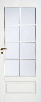 фото дверь белая филенчатая swedoor by jeld-wen style 42
