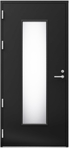 Дверь входная Kaski Salla Thermo, Белый NCS S 0502-Y, M10x21, Левая