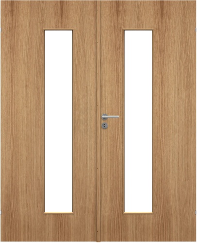 фото дверь массивная шпонированная swedoor by jeld-wen stable 420, двустворчатая