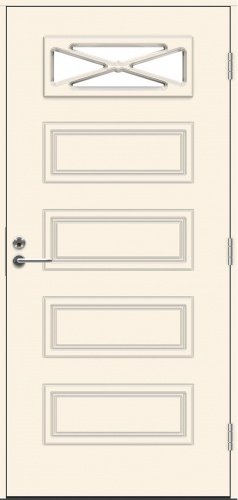 Теплая входная дверь SWEDOOR by Jeld-Wen Classic Schubert Eco, M10x21, Правая