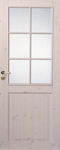 Дверь сосновая SWEDOOR by Jeld-Wen Tradition 52, белый лак,  М9x21,  Левая
