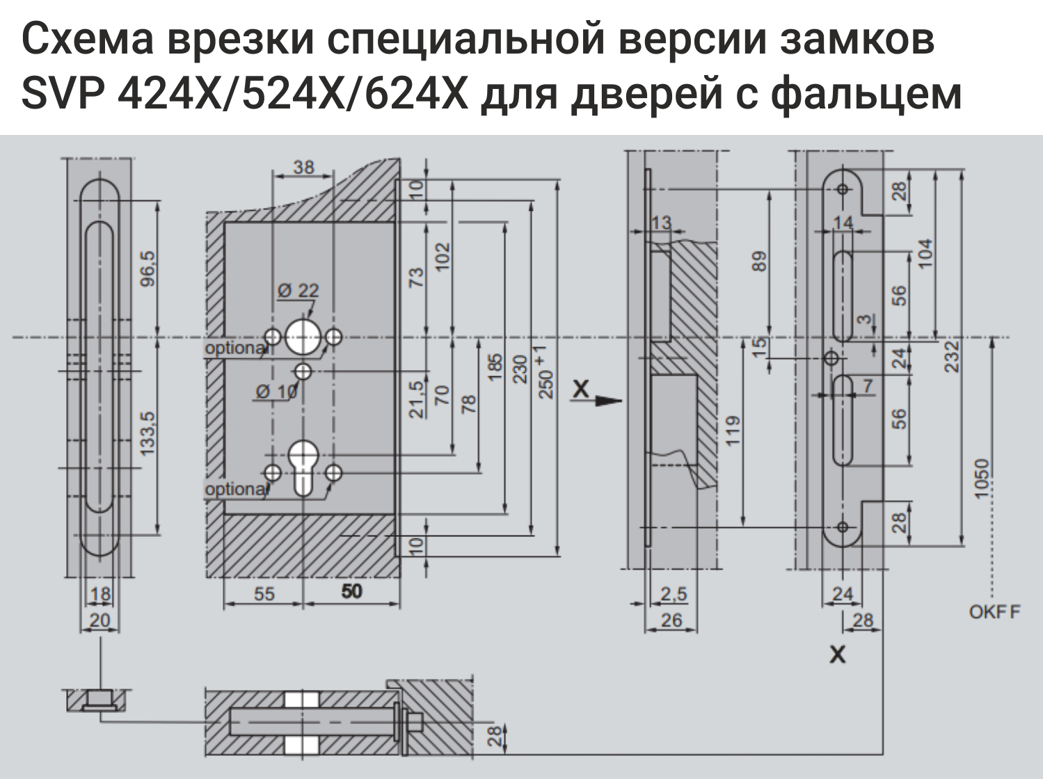 SVZ 6000 - Электромеханический замок для системы контроля доступа с  автозапиранием