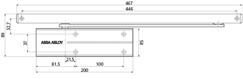 Установка доводчика abloy на дверь