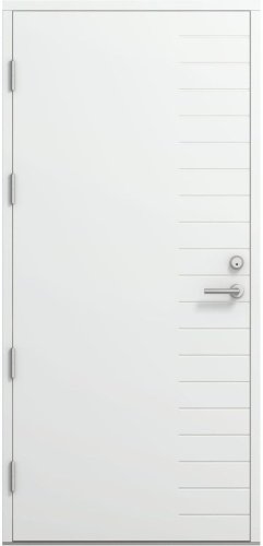 Дверь входная Kaski Diana Thermo, Белый NCS S 0502-Y, M10x21, Левая