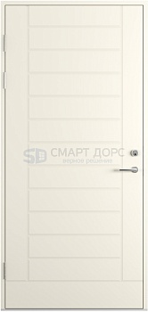Дверь наружная деревянная ScanDo 06, белая