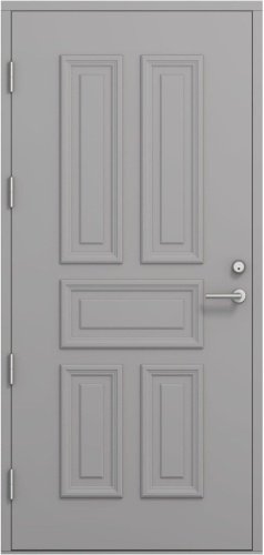 Дверь входная Kaski Hyona, Белый NCS S 0502-Y, M10x21, Левая