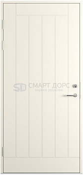 Дверь наружная деревянная ScanDo 01, белая