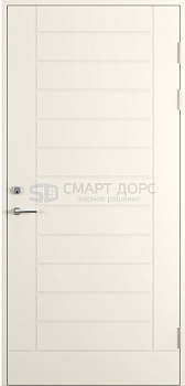 Дверь наружная деревянная ScanDo 06, белая