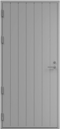 Дверь входная Kaski Juuka Thermo, Белый NCS S 0502-Y, M10x21, Левая