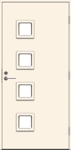 Теплая входная дверь SWEDOOR by Jeld-Wen Function Botnia Ecoб М10x21б Правая