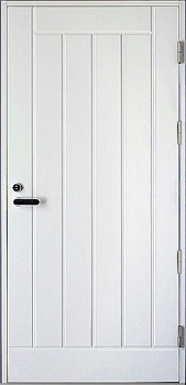 Дверь входная Kaski UO1 Thermo, белая, М10*23, левая
